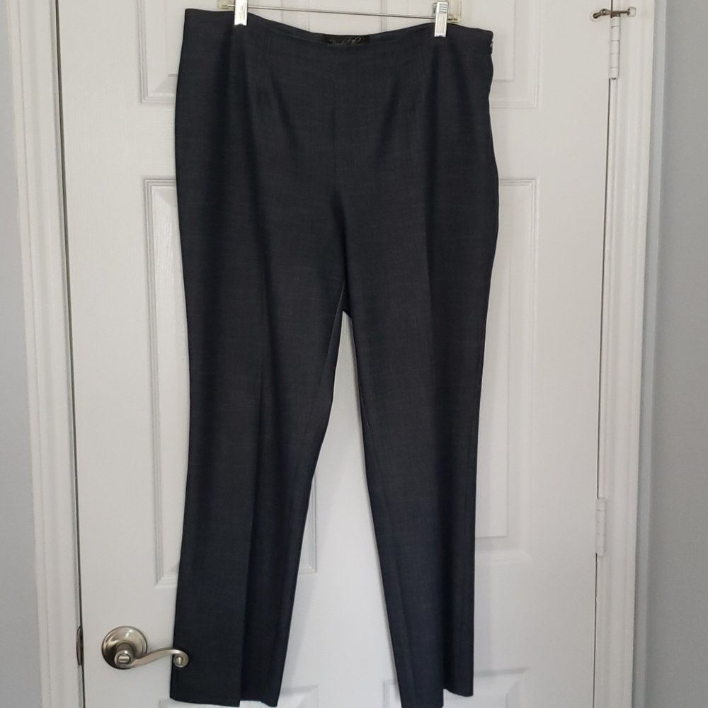 Blue heathered dress pants